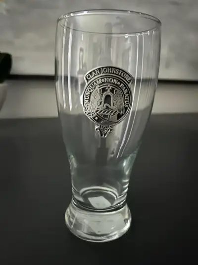 NEW Beer Glass Johnstone Scottish Clan , View more