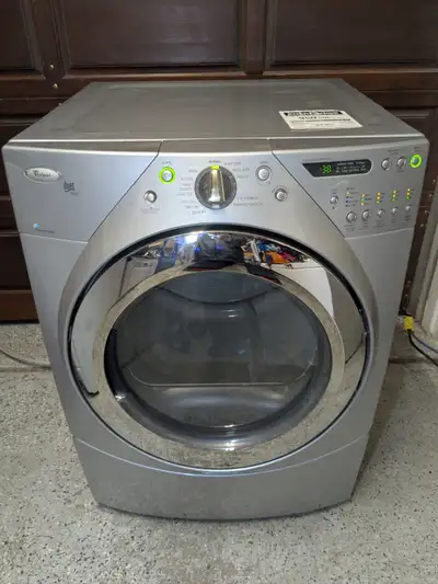 Dryer Electric Whirlpool Duet Stackable 27" wide - Like New, View more