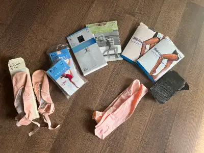 Selection of NEW dance tights in a variety of styles, colours and sizes. Bodywrappers stretch black...