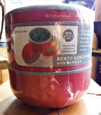 Brand New Sealed Plastic Lunch Bento Box