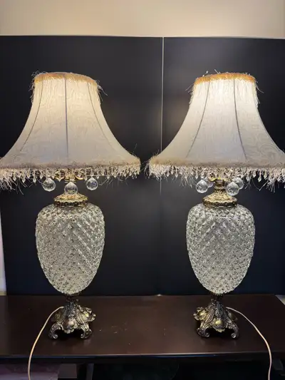 Antique Crystal Lamps, View more