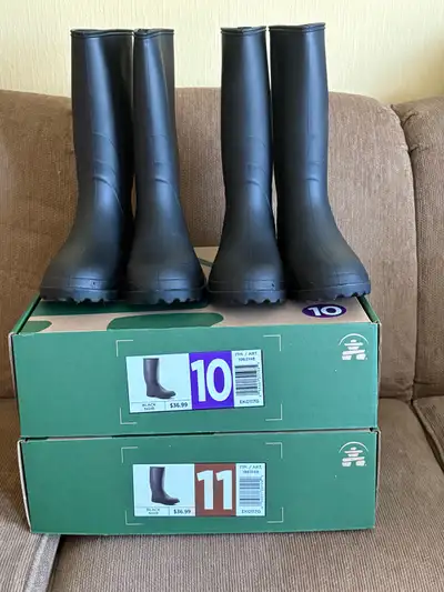 NEW Kamik Men’s rubber boots. Size 10 and Size 11, View more