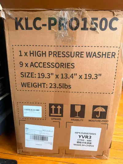New KLC Pro 150C Pressure Washer, 5000 PSI 3.3 GPM Power Wash, View more