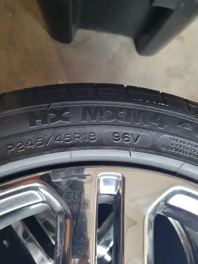 Acura Tires on Rims 245/45/18 in Tires & Rims in Cambridge - Image 3
