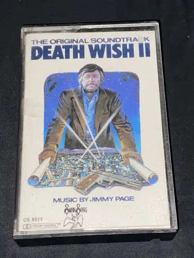 JIMMY PAGE Death Wish II  Soundtrack Cassette LED ZEPPELIN  , View more