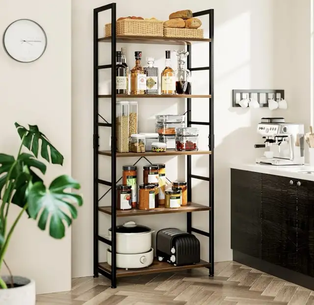 New in Box 5-Tier Tall Bookshelf, Vintage in Bookcases & Shelving Units in City of Toronto - Image 3