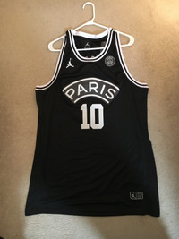 PSG Jordan black soccer/basketball jersey(#10 Neymar JR) RARE!!