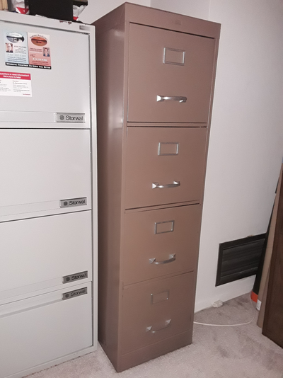 STEEL FILING CABINET --- 4-DRAWER VERTICAL, View more
