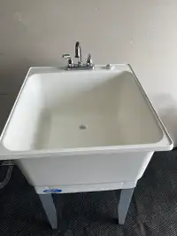 Laundry Tub and Faucet