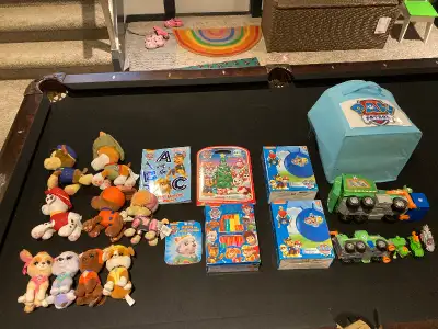 Paw Patrol Kids Lot - Stuffed Animals, Action Vehicles, Books…, View more