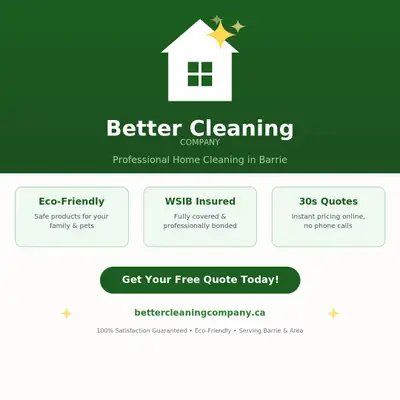Professional Home Cleaning in Barrie - Weekly & Biweekly, View more