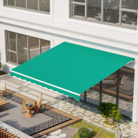 10' x 13' Electric Awning, Retractable Awning Sun Shade Shelter 