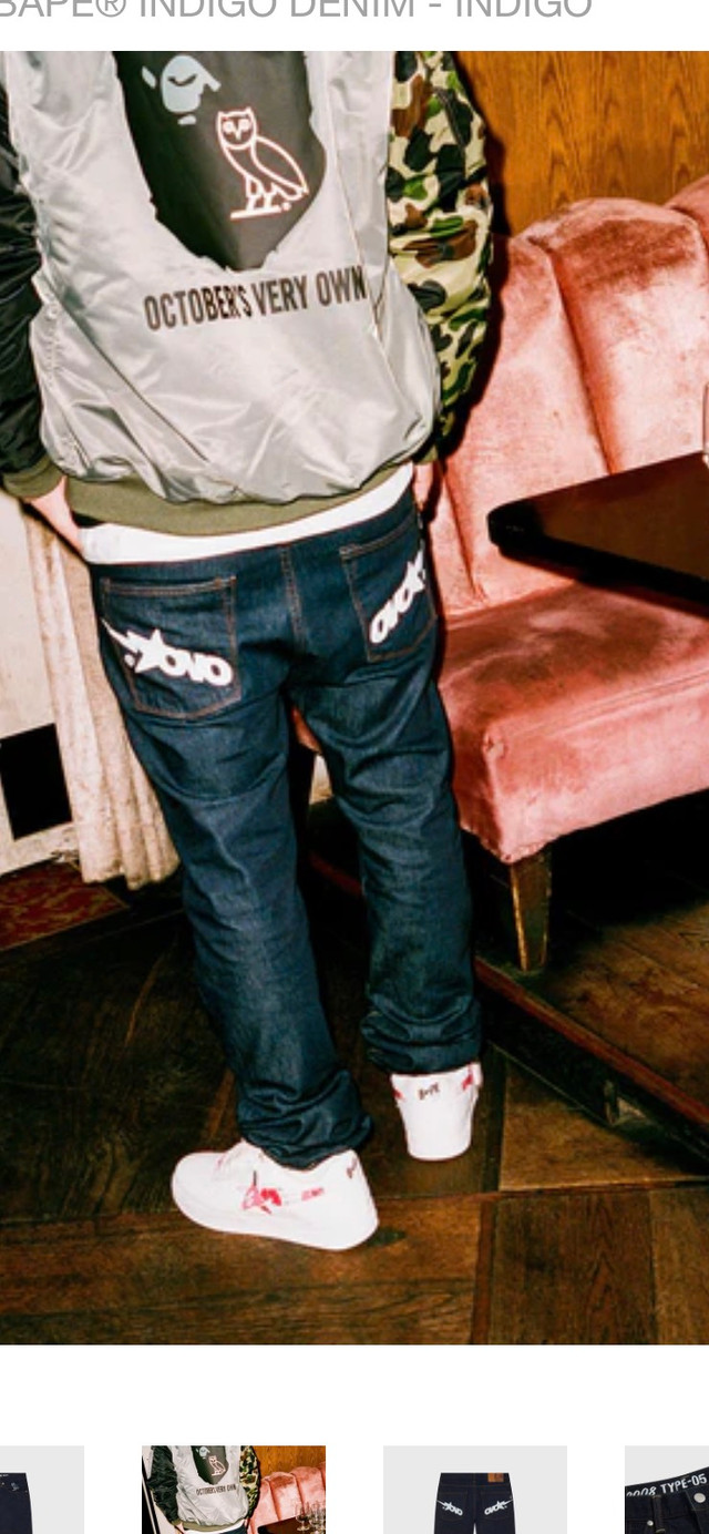 Ovo bape denim jeans Xlarge in Men's in City of Toronto