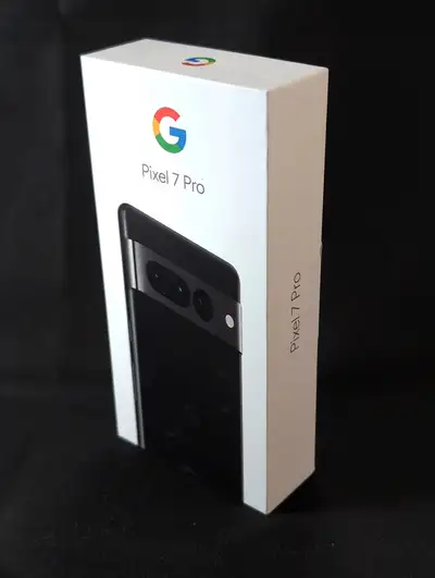 BNIB Google Pixel 7Pro 5G 128GB Unlocked Smartphone Black Sealed, View more