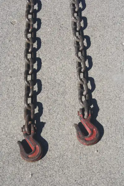 HEAVY DUTY INDUSTERIAL CHAIN WITH HOOKS, View more