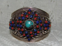 SALE~ Tribal Sterling Blossom Cuff Bracelet~ $99.