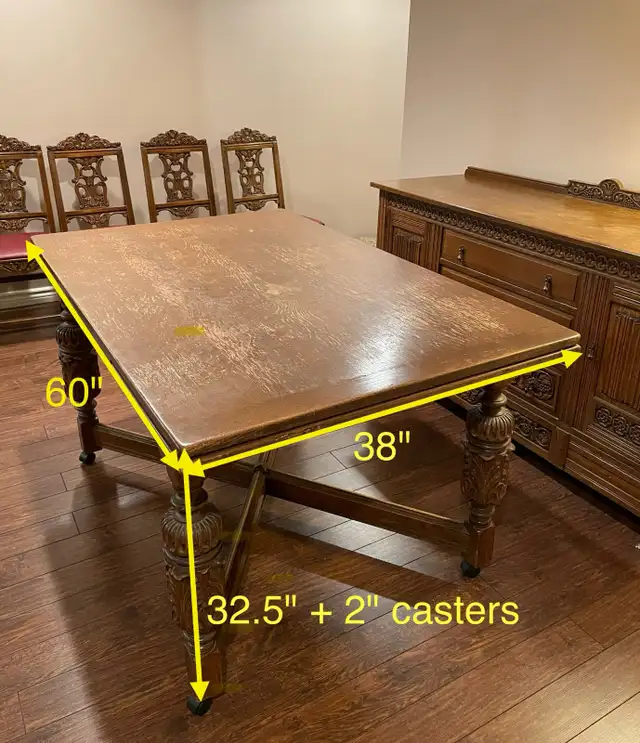 Vintage Krug dining room suite in Dining Tables & Sets in Hamilton - Image 5