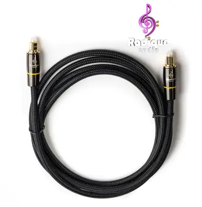 Radique Audio Black Series Optical (Toslink) Cable 1m and 2m, View more