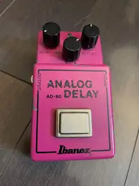 Ibanez AD-80 analog delay pedal from the 80’s