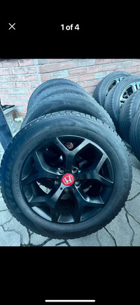 BMW/HONDA/ACURA 5 X 120 WHEELS IN MINT CONDITION RIMS WITH MUD &