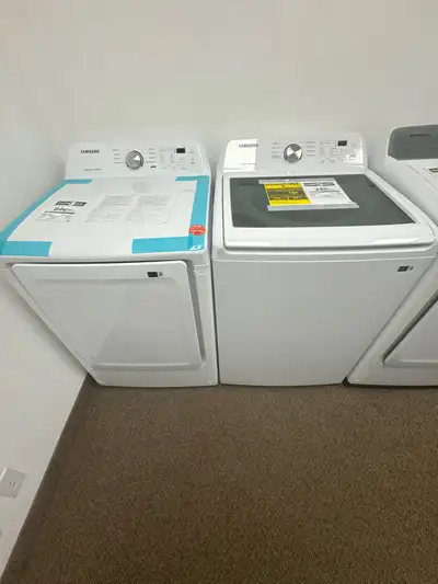 Samsung top load washer & dryer set 