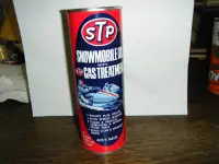 STP Snowmobile Oil Can Coin Bank very good Shape