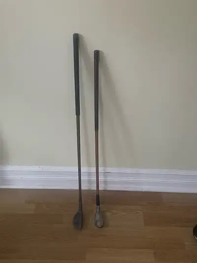 Antique Hickory Mallet Golf Putter, View more