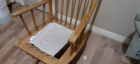 Solid oak wood chair