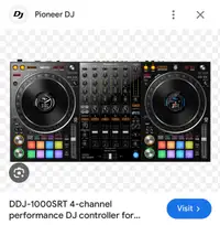 Professional DJ controller and full system speakers