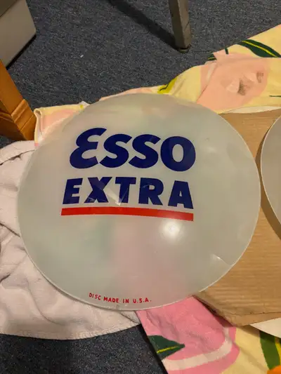 Esso Extra gas pump globe glass, View more