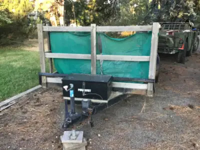 Trailer for sale, with or without mesh sides for dump / yard waste runs. Hauls car or equipment, bui...
