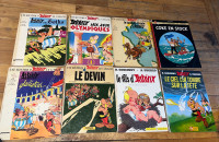 Livres bande dessinées Tintin et Astérix
