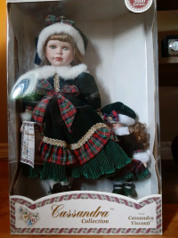 Cassandra  collection Porcelain Doll 20"