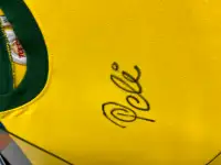 For Soccar fanatics Signed Brazil Jersey by Pele himself