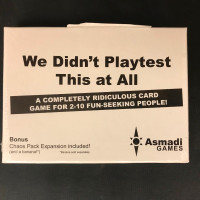 We Didn't Playtest This at All  - Card Game - Brand new