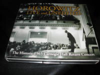 Horowitz Live And Unedited Historic 1965 Carnegie Hall  2 CD DVD