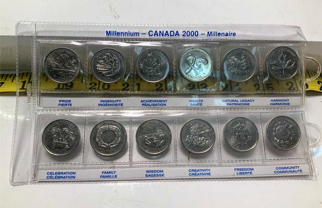 Canada 2000 Millenium Uncirculated Coin Set in Arts & Collectibles in Hamilton