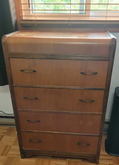 Vintage solid wood dresser