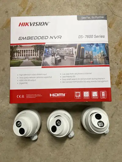 HIK VISION Outdoor Security Camera System - Moving Sale, View more