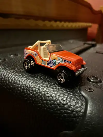 VINTAGE HOT WHEELS 1990 JEEP CJ-7 4x4 ROLL PATROL HAWAII RED, View more
