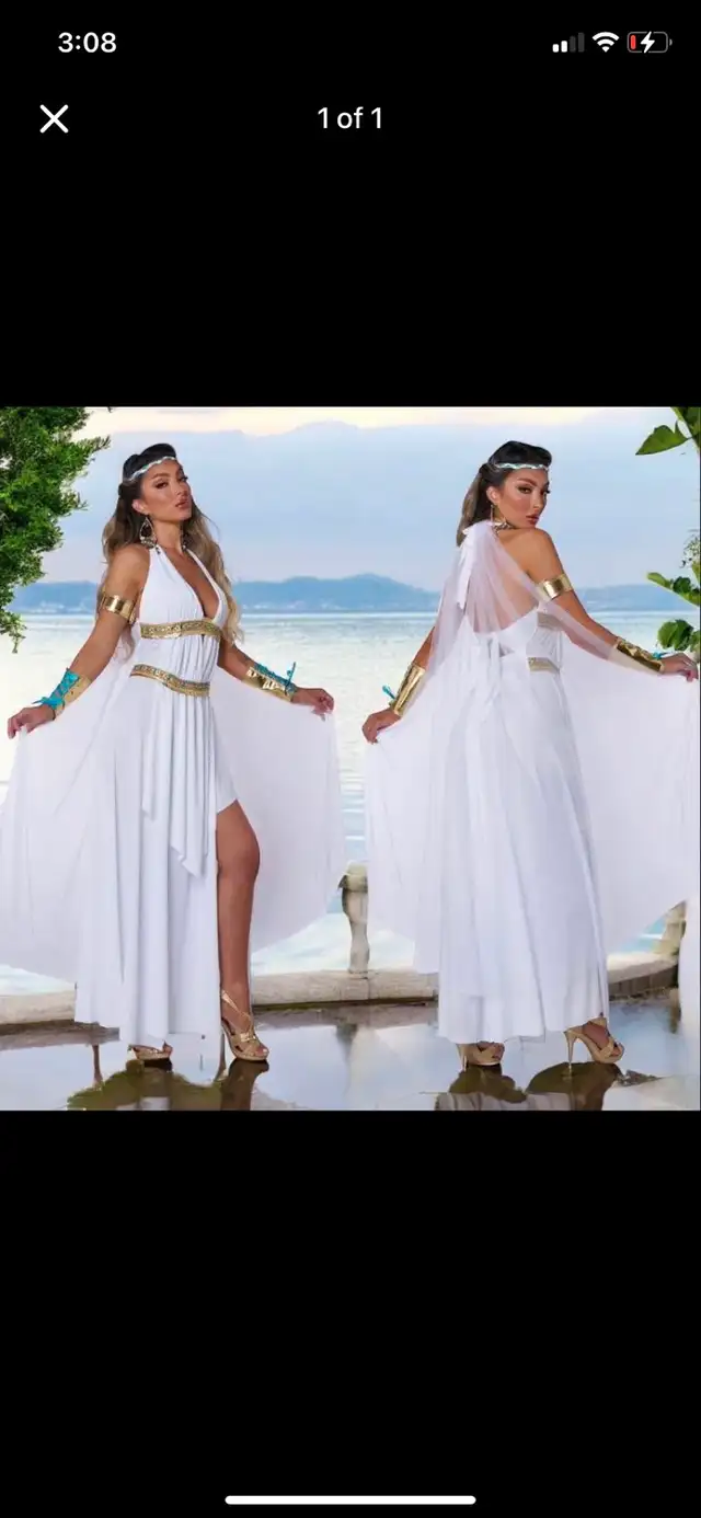 NEW Goddess Costume (S, 6-8)63738400268547120