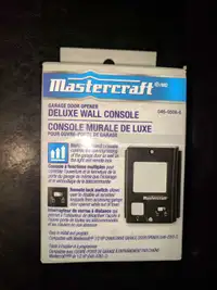 Mastercraft Garage Door Opener Deluxe Wall Console