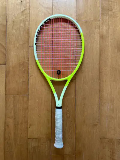 Grip size L3 Racquet is in great condition. String with Toroline Snapper and Toroline Toro Toro Head...