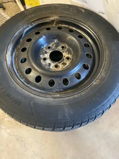 selling a set of four winter tires, size 225/65R17, mounted on steel rims. $500 obo. off 2018 dodge...