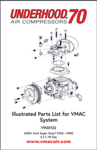 VMAC VR70 Underhood Compressor- Ford 6.2L Boss V8 Gas