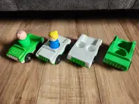 VINTAGE "Little People" toy cars (selling together)