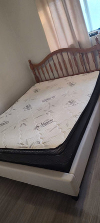 Queen bed mattress frame boxes 