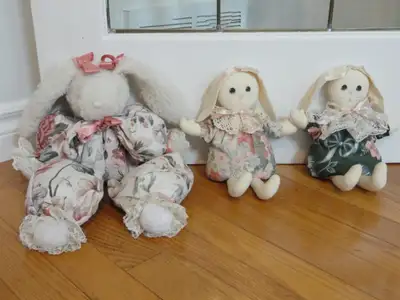 EASTER BUNNY DOOR STOPPERS DECOR, View more