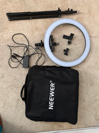 Neewer 8-inch Outer Dimmable SMD LED Ring Light Lighting Kit