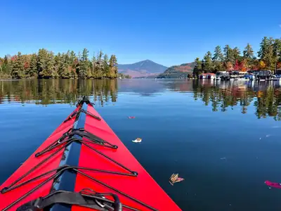 Hi, I’m selling my two beautiful red folding Kayaks (Terravent brand). They’re truly eye-catching: T...
